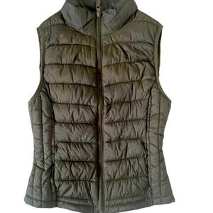LOVE TREE ULTRALIGHT PACKABLE VEST OLIVE ARMY GREEN SIZE SMALL